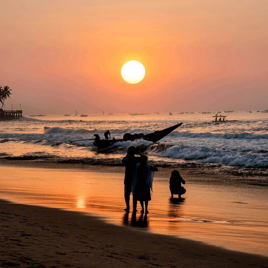 Puri Beach Sunrise
